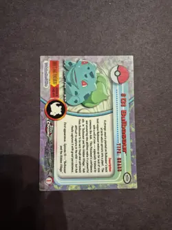 Topps Pokemon TCG Topps Chrome Bulbasaur #01 TV Animation Edition Foil - Image 3