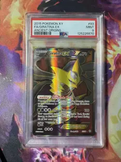 2015 Pokemon XY 93 Full Art Giratina EX Ancient Origins PSA 9 - Image 1