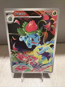 Pokemon Ivysaur Illustration Rare Holo 134/132 Me01: Mega Evolution 110 HP - Image 1