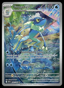 Frogadier 089/086 Holo Illustration Rare Chaos Rising Pokemon Holo Near Mint - Image 1
