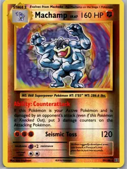 Machamp 59/108 Holo Rare Evolutions Pokemon Reverse Holo Near Mint - Image 1