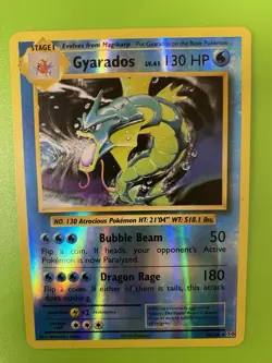 Gyarados Pokemon TCG Evolutions 34/108 Rev Holo 130 LP English 2016 - Image 2