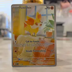 Pokemon TCG Fennekin #80 Black Star Promo Chaos Rising NM - Image 1