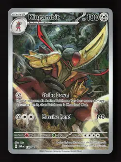 Kingambit 130 Holo Promo Scarlet & Violet Promo Pokemon Near Mint - Image 1
