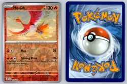 Ho-Oh 019/191 Reverse Holo Uncommon Surging Sparks Pokemon Near Mint - Image 3