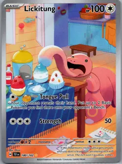 Lickitung 180/162 Temporal Forces Pokemon TCG Holo Illustration Rare NM - Image 1
