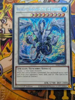 Yu-Gi-Oh! - Trishula, Dragon Of The Ice Barrier - RA02-EN026 Secret Rare 1st Ed - Image 1