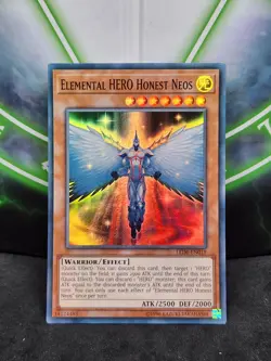 Yugioh Elemental Hero Honest Neos LED6-EN019 Super Rare NM - Image 1