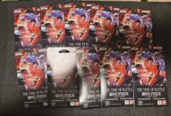 One Piece OP-16 The Time Of Battle Sleeved Booster Pack Lot Of 10 English - Image 1