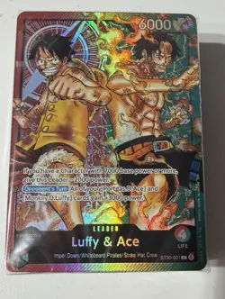 ONE PIECE ENGLISH TCG: (ST-30) Starter Deck EX: Luffy & Ace SEALED DECK NEW! - Image 1