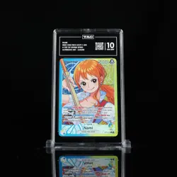 2025 TAG 10 One Piece A Fist of Divine Speed Alternate Art Nami OP11-041 - Image 1