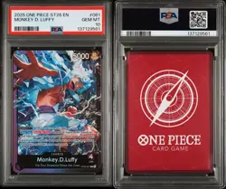 Monkey D. Luffy: 2025 One Piece Starter Deck St26-Purple/Black #061 - PSA 10 - Image 1