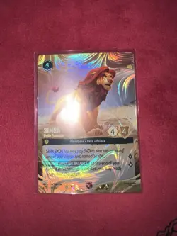 Disney Lorcana TCG Simba Pride Protector 4/C2 FOIL NM - Image 1