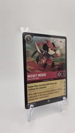 Disney Lorcana Mickey Mouse Brave Little Tailor 115/204 First Chapter Cold Foil - Image 2