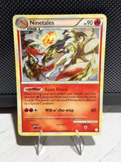 Ninetales 7/123 Holo Rare Heartgold & Soulsilver 2010 - Pokemon Card TCG LP - Image 1