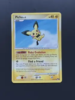 Pichu - 11/17 - Uncommon POP Series 9 Promos Non-Holo Pokemon TCG Card - LP - Image 1