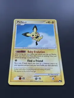 Pichu - 11/17 - Uncommon POP Series 9 Promos Non-Holo Pokemon TCG Card - LP - Image 2