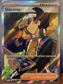 Giacomo - 252/193 - Pokemon Paldea Evolved Full Art Ultra Rare Card Near Mint - Image 1