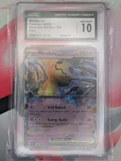 Mimikyu ex 004 Sv: Scarlet & Violet Promo Cards Holo - CGC 10 - Image 1