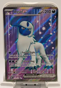 Pokemon Absol EX Ultra Rare Holo Card 214/197 SV03 Obsidian Flames English - Image 1
