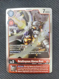 Digimon Card Game MetalGreymon: Alterous Mode P-072 Foil EN - Image 1