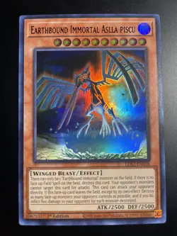 EARTHBOUND IMMORTAL ASLLA PISCU (Red) Ultra Rare 1st Edition LDS3-EN038 Yugioh - Image 1