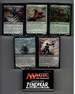 5 - Battle for Zendikar FACTORY SEALED MAGIC 60 CARD INTRO DECKS WITH RULES - Image 1
