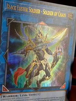 BLACK LUSTER OF CHAOS SOLDIER OF CHAOS 1ST ULTRA RARE MAMA-EN073 YUGIOH! - Image 3