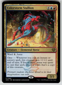 Colorstorm Stallion Rare Secrets of Strixhaven 180 MTG Near Mint 2026 - Image 1
