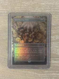 MTG Smothering Tithe #342 (Borderless Foil) Double Masters 2022 2X2 NM Commander - Image 1