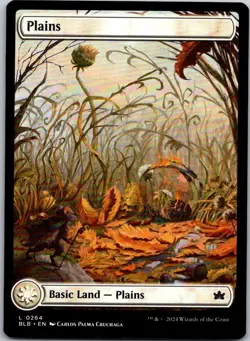 Magic the Gathering Plains #264 Full Art Bloomburrow MTG Free Shipping! - Image 1