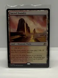 MTG MAGIC Edge of Eternities #256 Sacred Foundry - Image 1