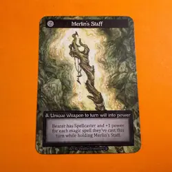 Merlin's Staff Unique Sorcery: Contested Realm Arthurian Legends - Image 1