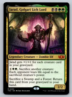 Jarad, Golgari Lich Lord 293 Commander Tarkir Dragonstorm Magic The Gathering NM - Image 1
