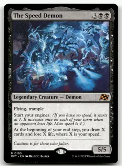 The Speed Demon #105 (NM) Aetherdrift DFT Magic MTG - Image 1