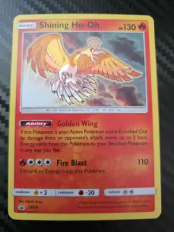Shining Ho-Oh SM70 Black Star Promo Shining Legends Pokemon TCG HP - Image 1