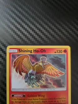 Shining Ho-Oh SM70 Black Star Promo Shining Legends Pokemon TCG HP - Image 2