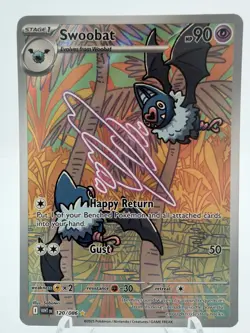 Pokemon Swoobat - 120/086 - SV: White Flare (WHT) NM/M - Image 1