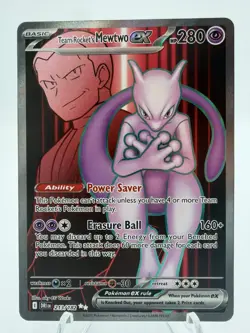 Pokemon Team Rocket's Mewtwo ex - 213/182 - SV10: Destined Rivals (DRI) - Image 1
