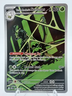 Pokemon Team Rocket's Spidops - 187/182 - SV10: Destined Rivals (DRI) - Image 1