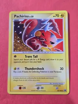 2008 Pokemon Diamond and Pearl Majestic Dawn #43 Pachirisu, UC, NF/H, cd11 - Image 1