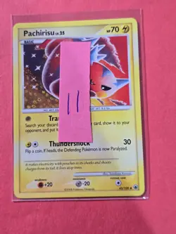 2008 Pokemon Diamond and Pearl Majestic Dawn #43 Pachirisu, UC, NF/H, cd11 - Image 3