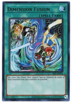 Dimension Fusion - Ultra Rare IOC-EN094 (25th Anniversary) Yugioh - Image 1