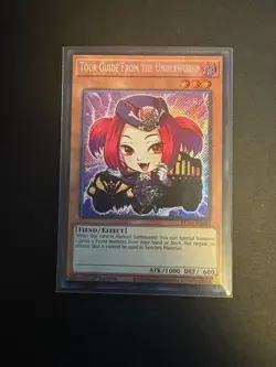 BLGG-EN005 Tour Guide From the Underworld Chibi Art Secret Rare 1st Ed YuGiOh - Image 1