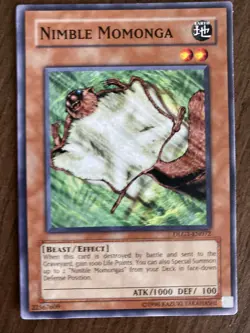YGO-1x-Near Mint-Nimble Momonga - DLG1-EN072 - Common - Unlimited Edition-Dark L - Image 1