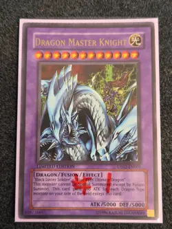 *Misprint* Dragon Master Knight UE02-EN001 Ultra Rare Yugioh Promo Card Crimped - Image 3