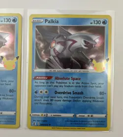 2 Card Lot Of Palkia 4/25 Pokemon Go Holo Rare Swords - Image 3