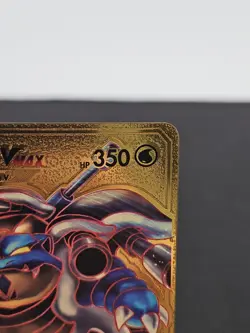 Blastoise VMAX HP350 Gold Metal Pokemon Card-Collectible Gift Display - Image 3