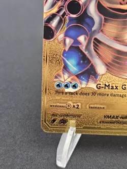 Blastoise VMAX HP350 Gold Metal Pokemon Card-Collectible Gift Display - Image 5