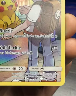 Pikachu ~ Sun & Moon Cosmic Eclipse 241/236 ~ Holo Pokemon Card ~ Excellent/NM - Image 4